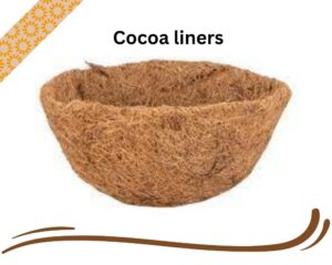 wire baskets with cocoa liners
