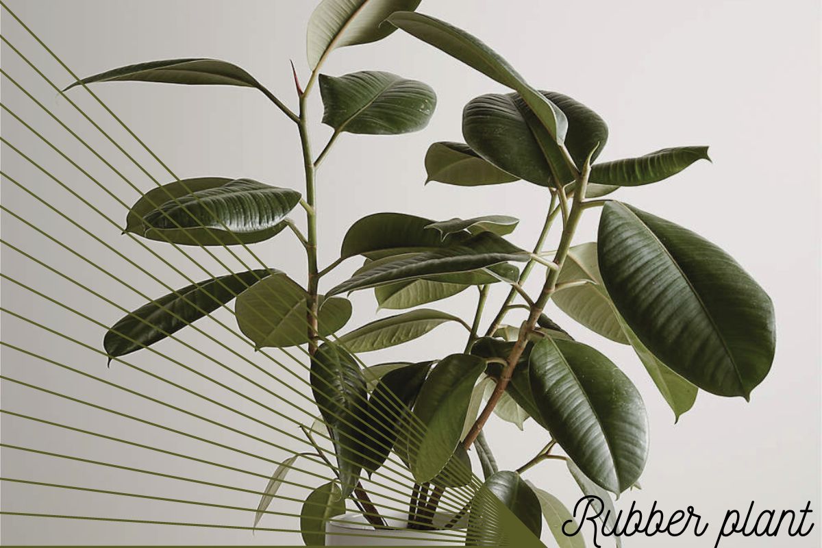 rubber plant a low light indoor plant for dark bedrooms