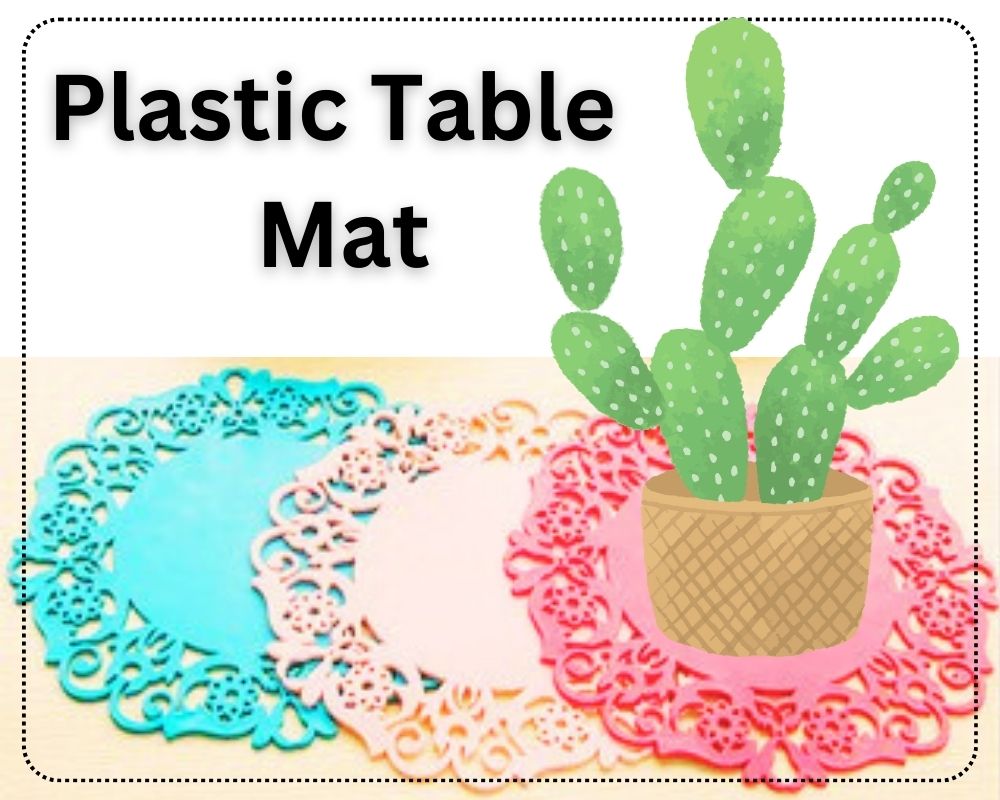 Plastic Table Mat can be used to put under planters