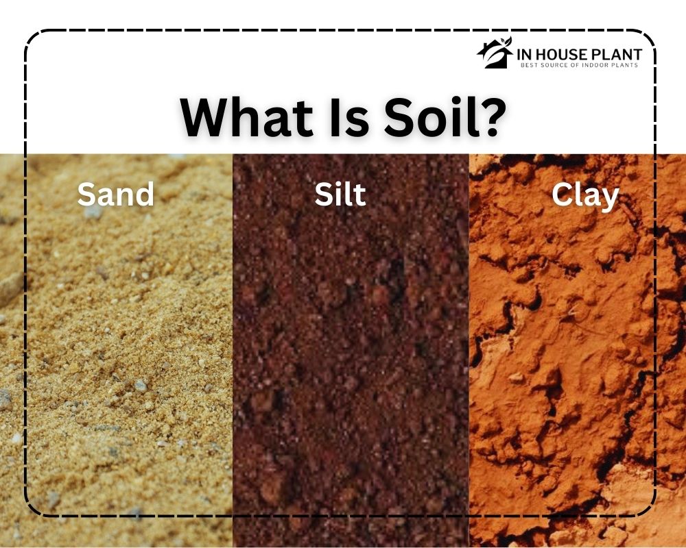 Soil mixture is sand, silt and clay